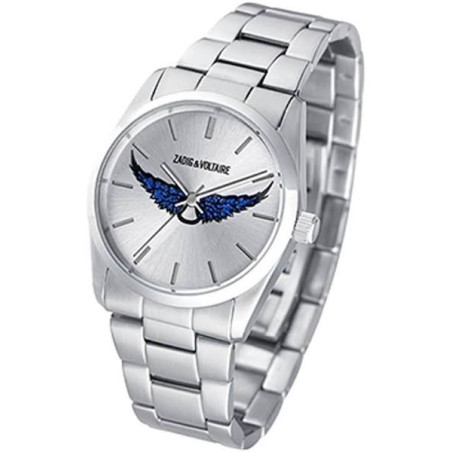 MONTRE ZADIG ET VOLTAITE AILES GLITTER BLUE