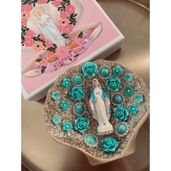 VIERGE COQUILLAGE TURQUOISE