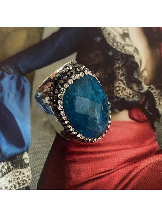 BAGUE DREAM ARGENT OCÉAN