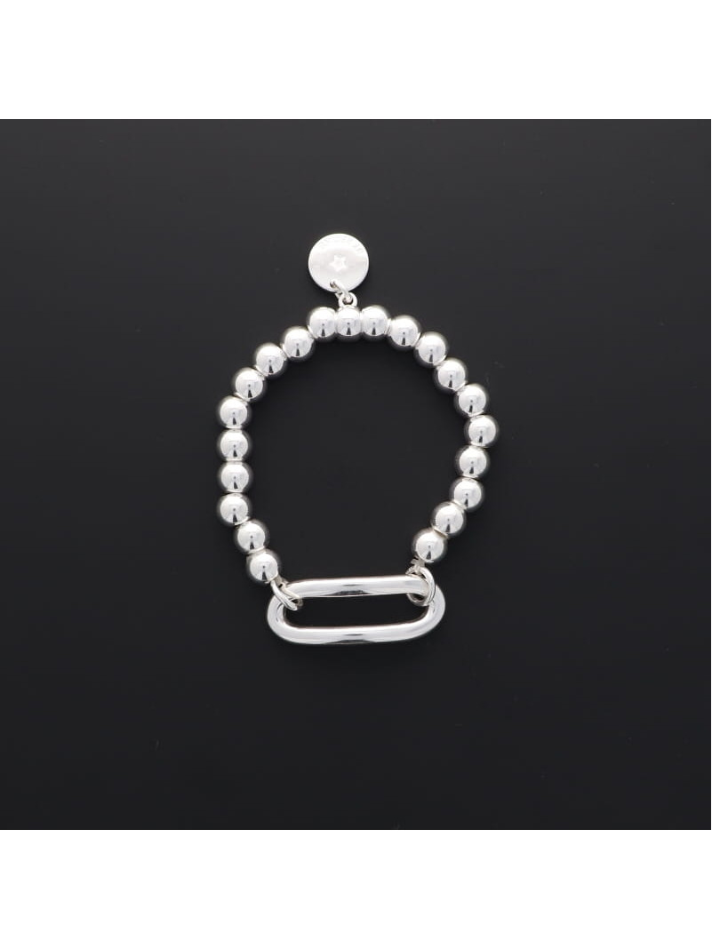 BRACELET SECRET DE CUIR BOULES OVAL N°921