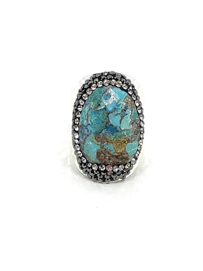 BAGUE DREAM ARGENT TURQUOISE