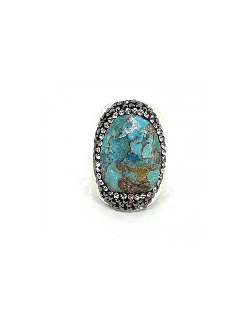 BAGUE DREAM ARGENT TURQUOISE