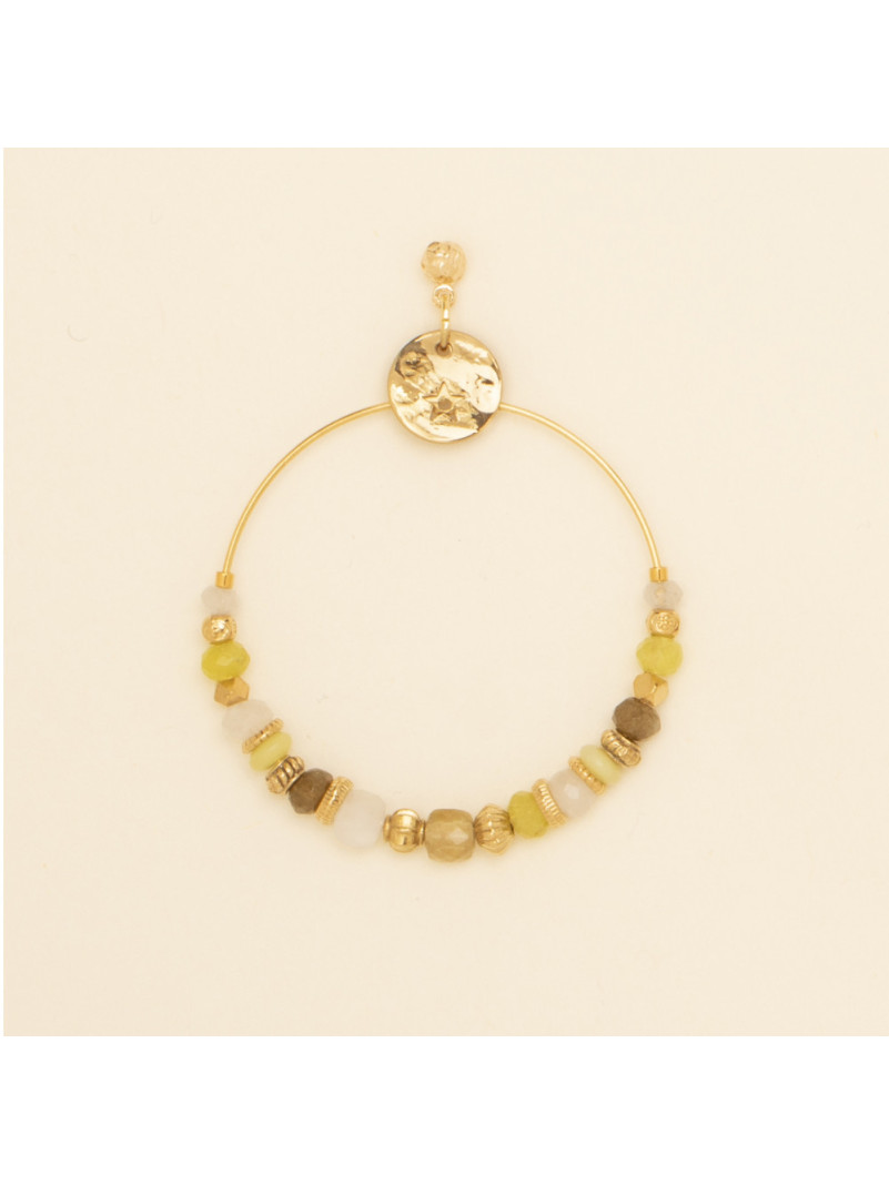 BOUCLES D'OREILLES BY GARANCE BOYE JAUNE