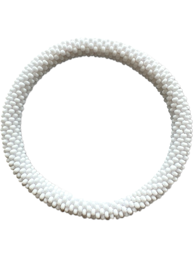 BRACELET NÉPALAIS BLANC A95
