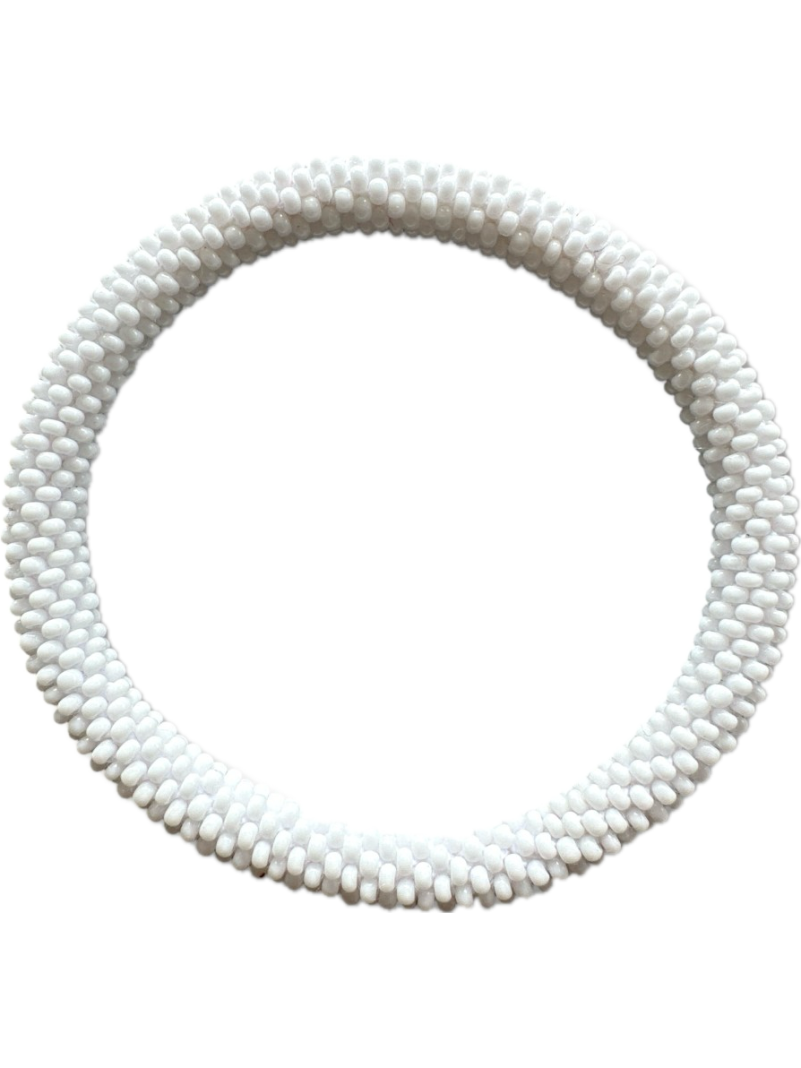 BRACELET NÉPALAIS BLANC A95