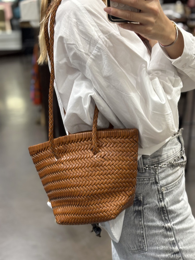 Sac cuir TRESSY COGNAC