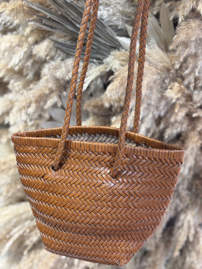 Sac cuir TRESSY COGNAC