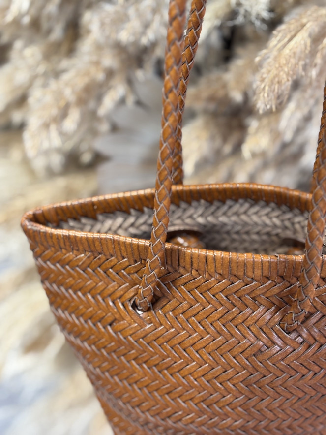 Sac cuir TRESSY COGNAC