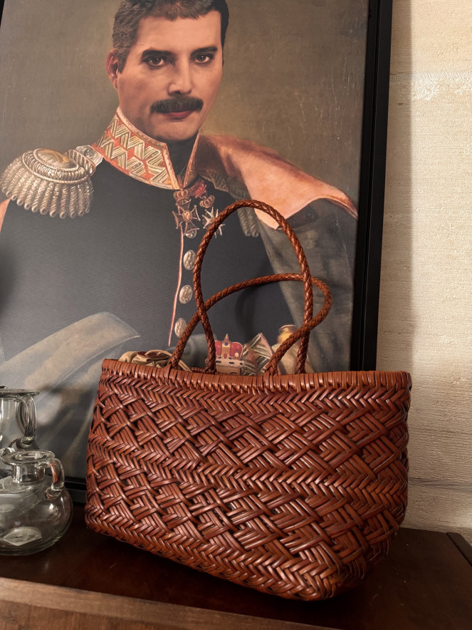 Sac cabas TRESSY MEDIUM COGNAC