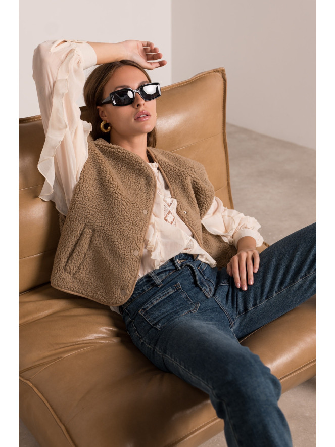 Gilet sans manches BELETTE CAMEL