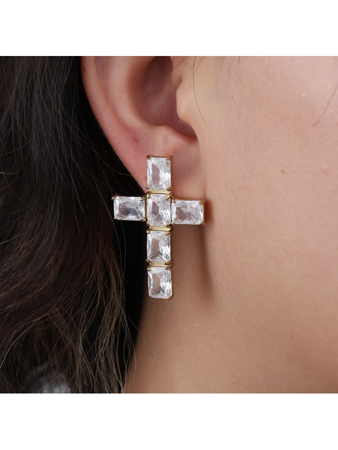 Boucles d'oreilles EMILIE CROIX