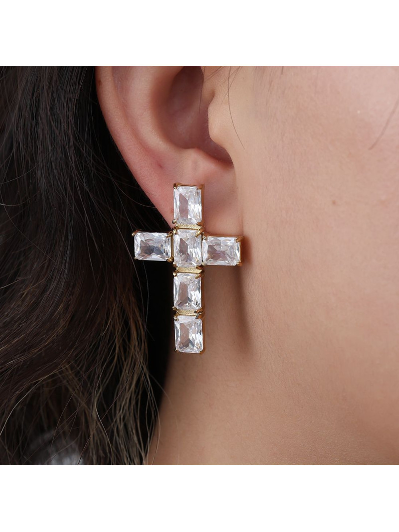 Boucles d'oreilles EMILIE CROIX