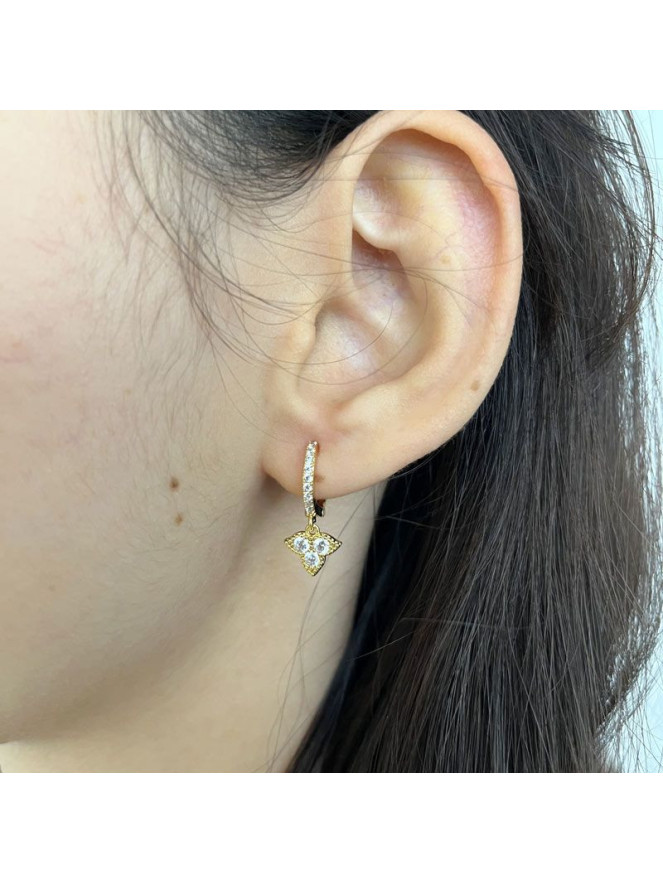 Boucles d'oreilles ESIA NOIR