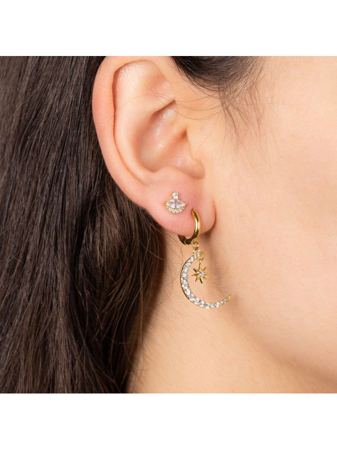 Boucles d'oreilles ESTELLE NOIR