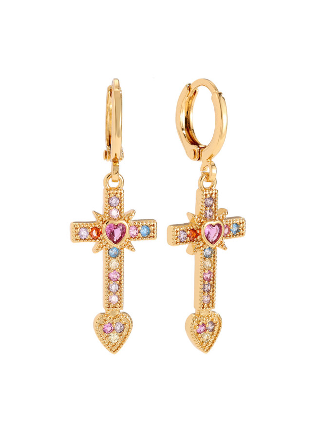 Boucles d'oreilles EMILIA CROIX MULTI