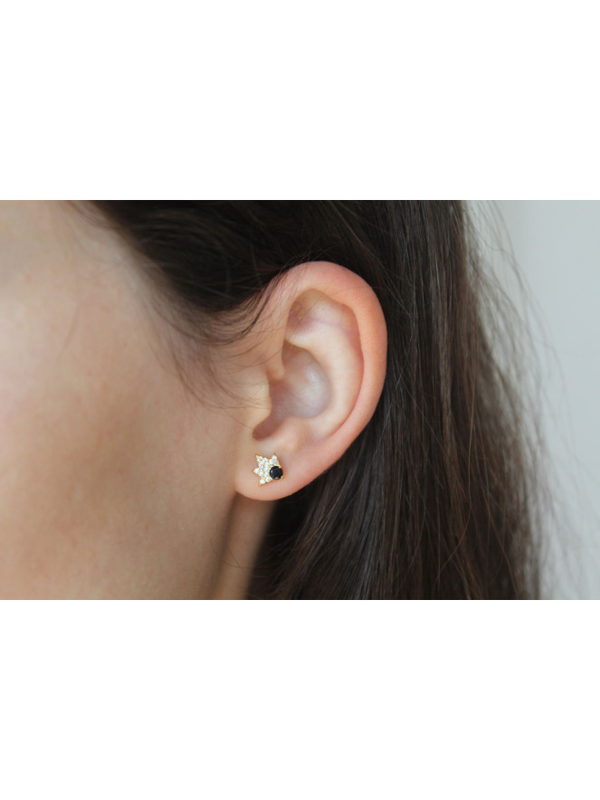 Boucles d'oreilles ESMERALDA BLACK