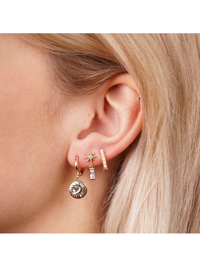 Boucles d'oreilles ÉTOILE CUBE