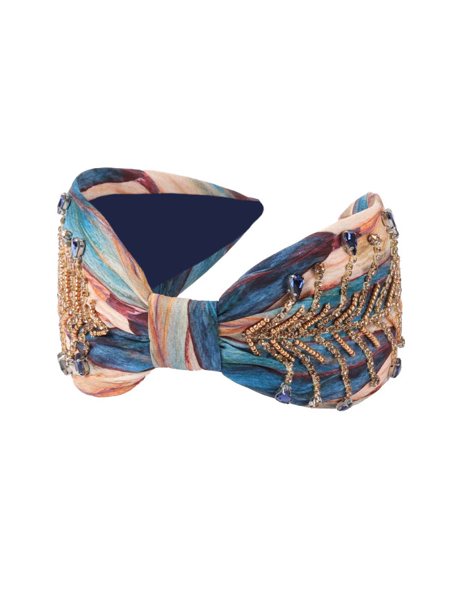 Serre-tête PAMA GOLDEN BLUE