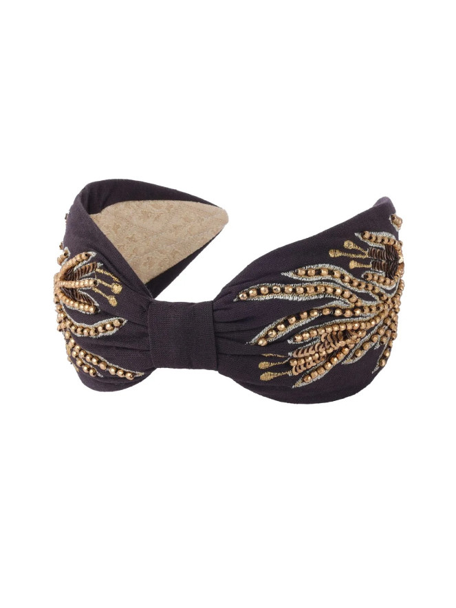 Serre-tête EXPRESSO BROWN GOLD