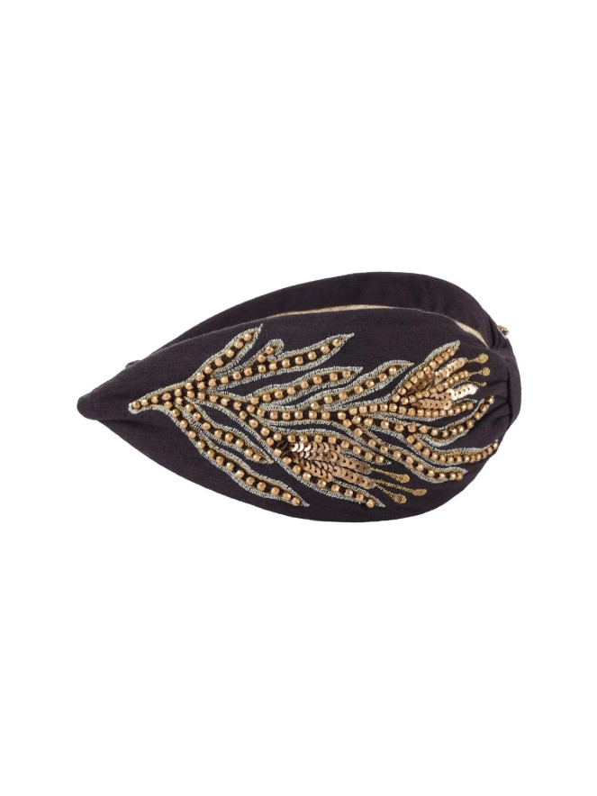Serre-tête EXPRESSO BROWN GOLD