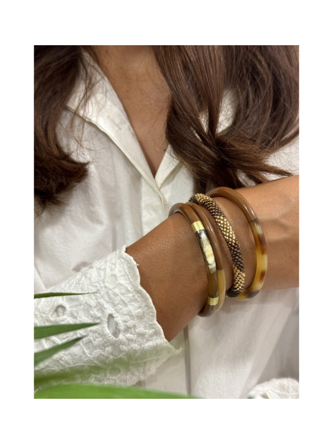 Bracelet NÉPALAIS CHOCO GOLD B30