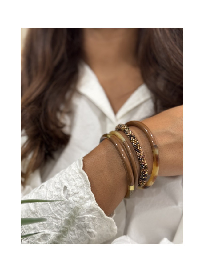 Bracelet NÉPALAIS MULTI CHOCO B29