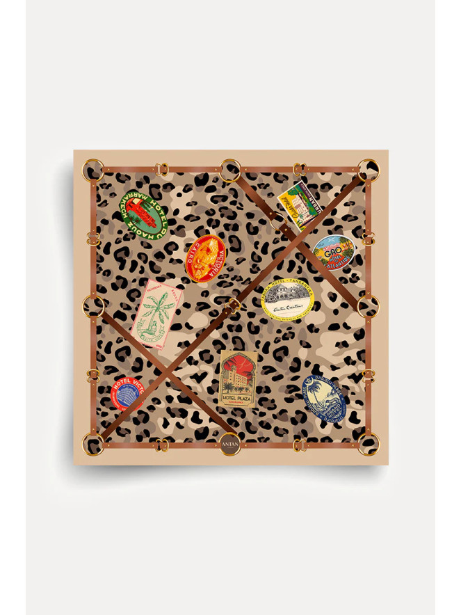 Foulard carré soie ANTAN FROM AFRICA 70