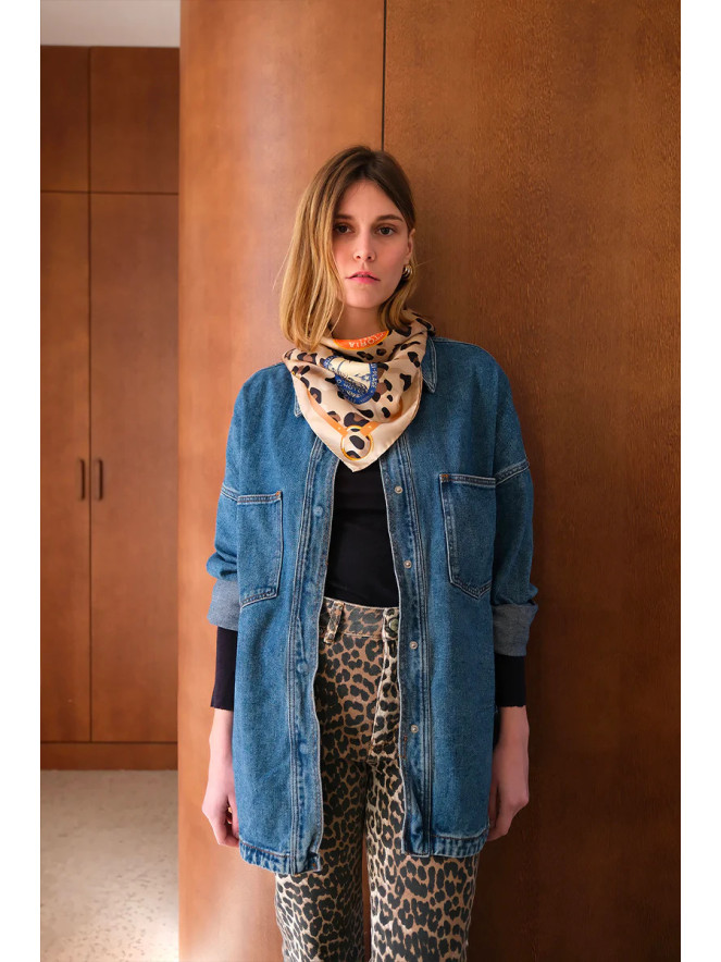 Foulard carré soie ANTAN FROM AFRICA 70
