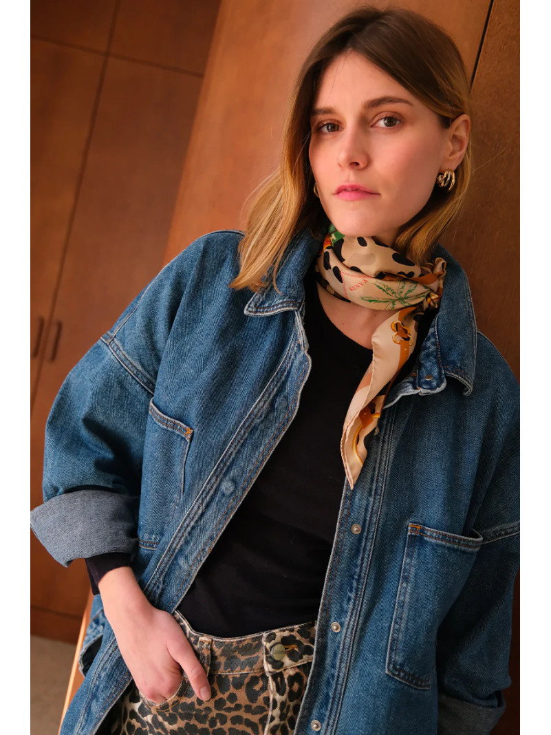 Foulard carré soie ANTAN FROM AFRICA 70