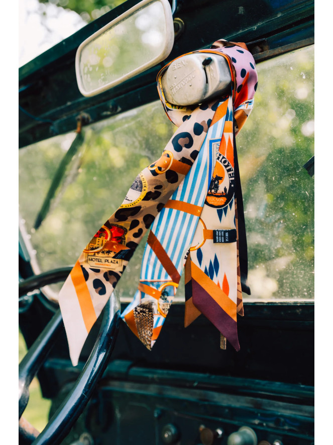 Foulard bandeau soie ANTAN BACK FROM AFRICA