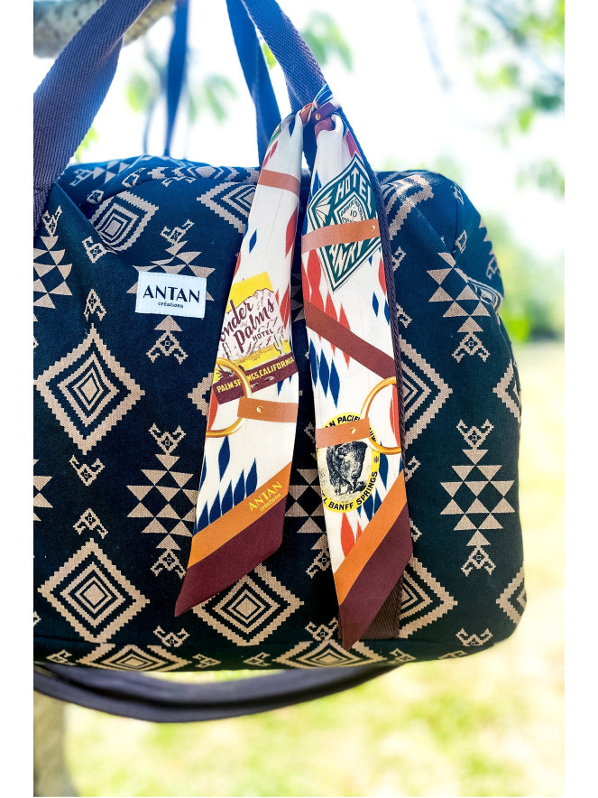 Foulard bandeau soie ANTAN BACK FROM AMERICA