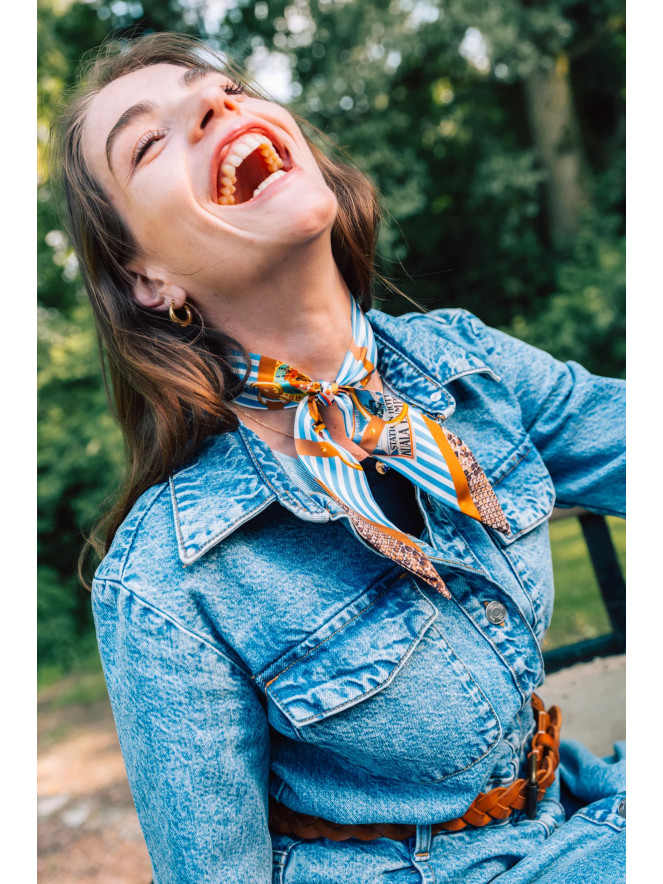 Foulard bandeau soie ANTAN BACK FROM ASIA