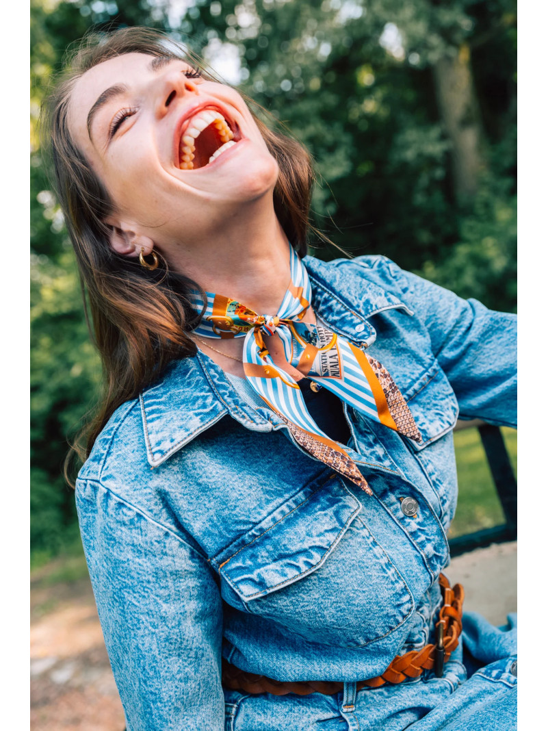 Foulard bandeau soie ANTAN BACK FROM ASIA
