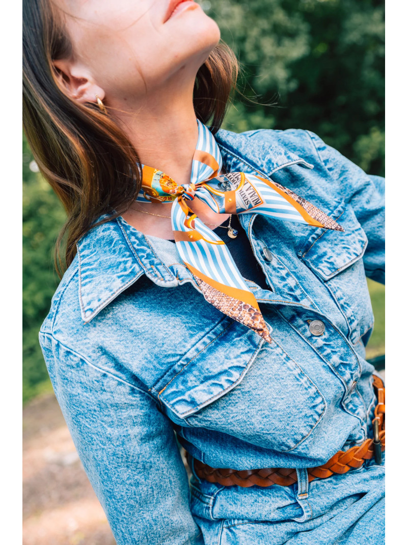Foulard bandeau soie ANTAN BACK FROM ASIA