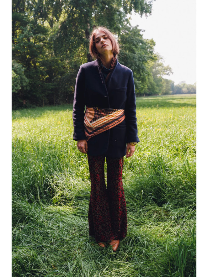 Foulard carré soie ANTAN THE JUNGLE GEAR 70