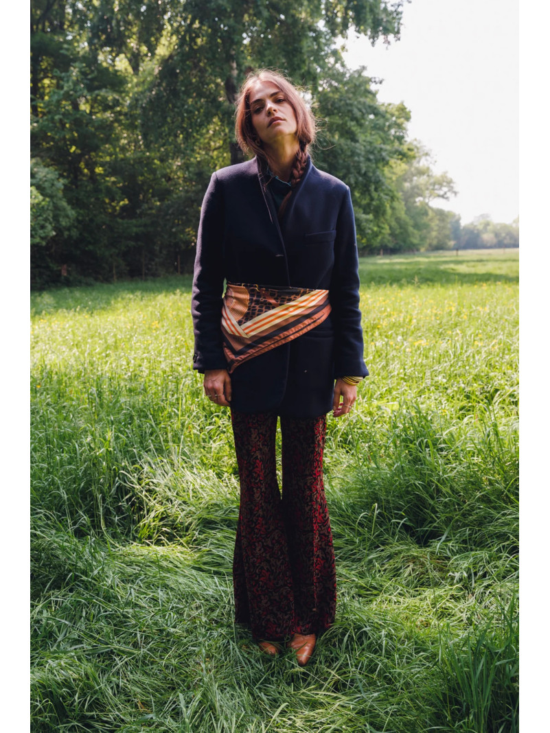 Foulard carré soie ANTAN THE JUNGLE GEAR 70