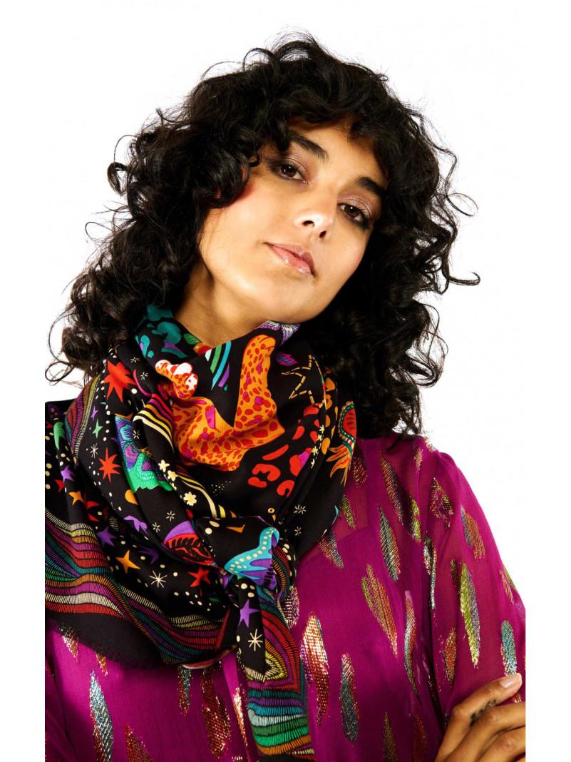 Foulard Wild CRAZY WORLD BIG