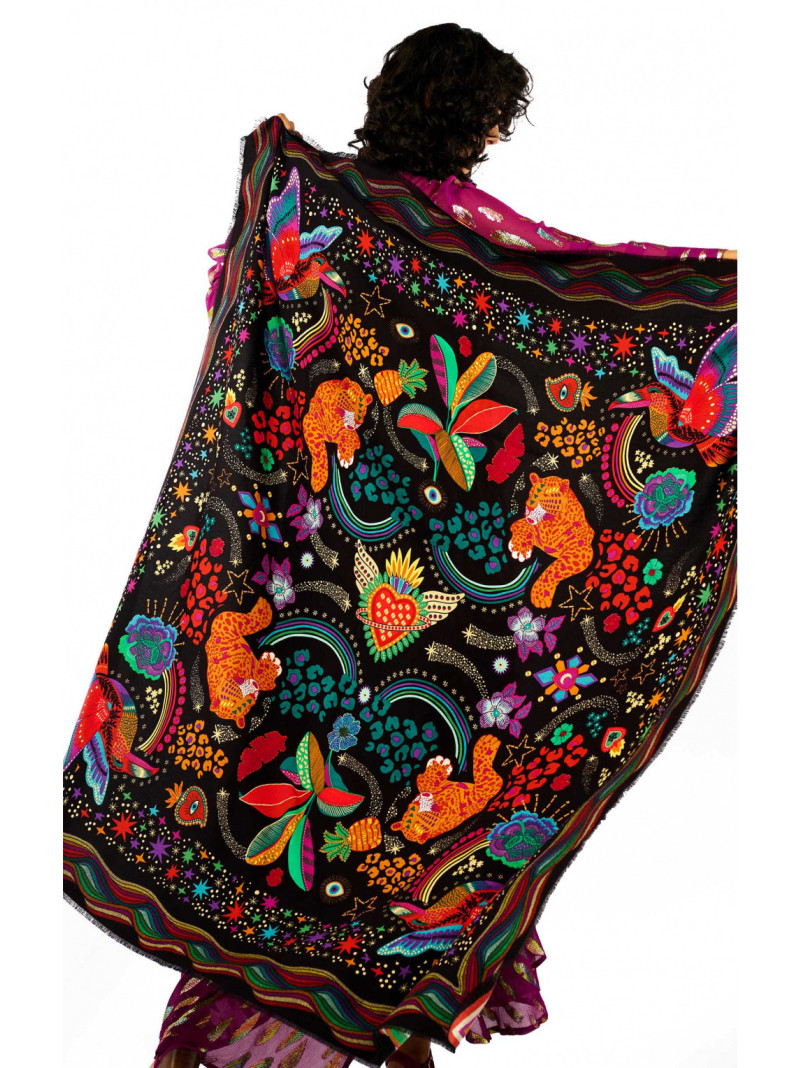 Foulard Wild CRAZY WORLD BIG