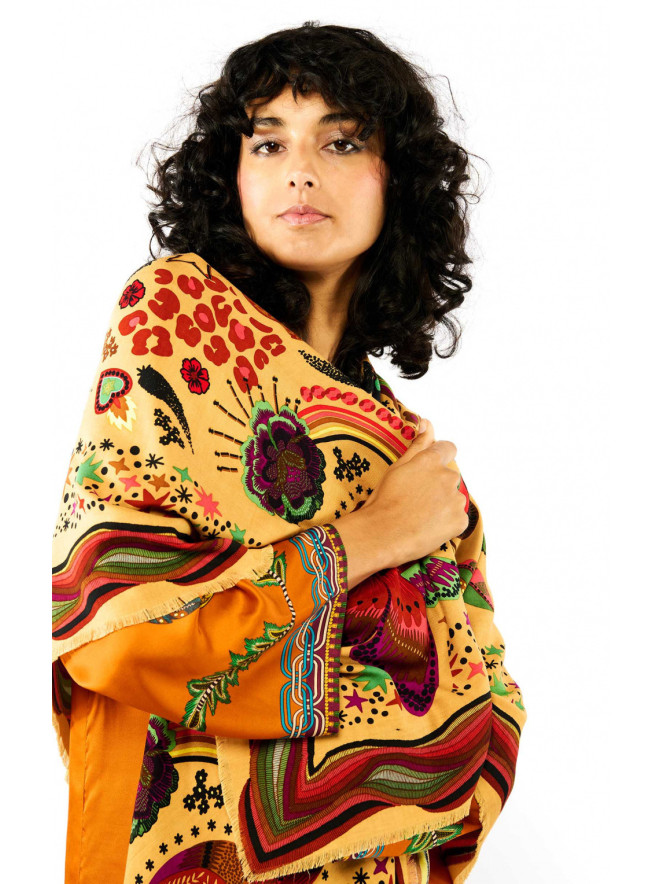 Foulard Wild CRAZY WORLD BIG