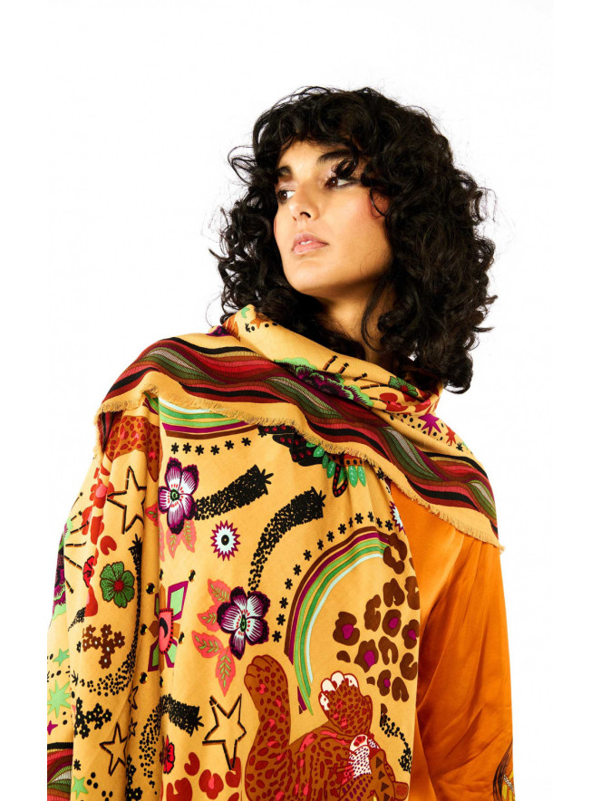 Foulard Wild CRAZY WORLD BIG