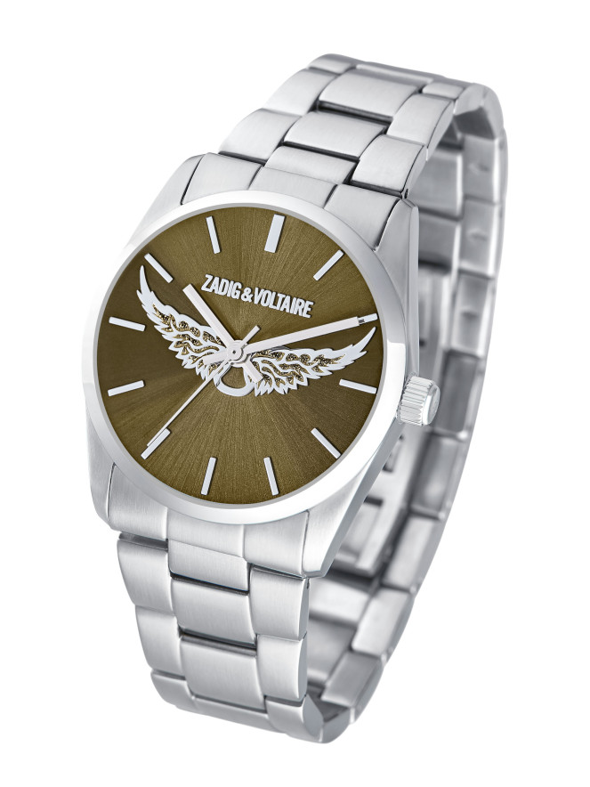 Montre Zadig et voltaire FUSION 33 KAKI WINGS ZVW1203
