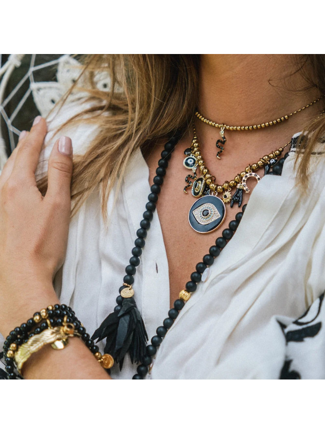 Collier Madamirma TZIGANE NOIR