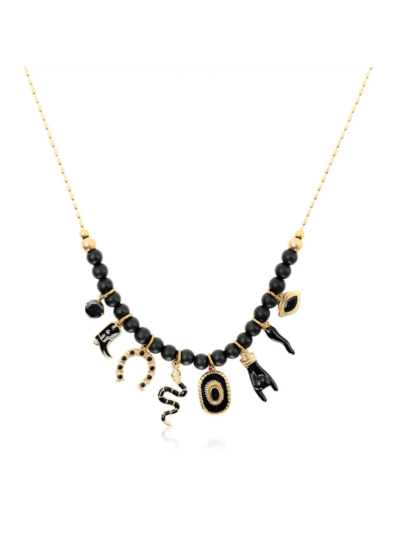 Collier Madamirma ÉCLIPSE NOIR