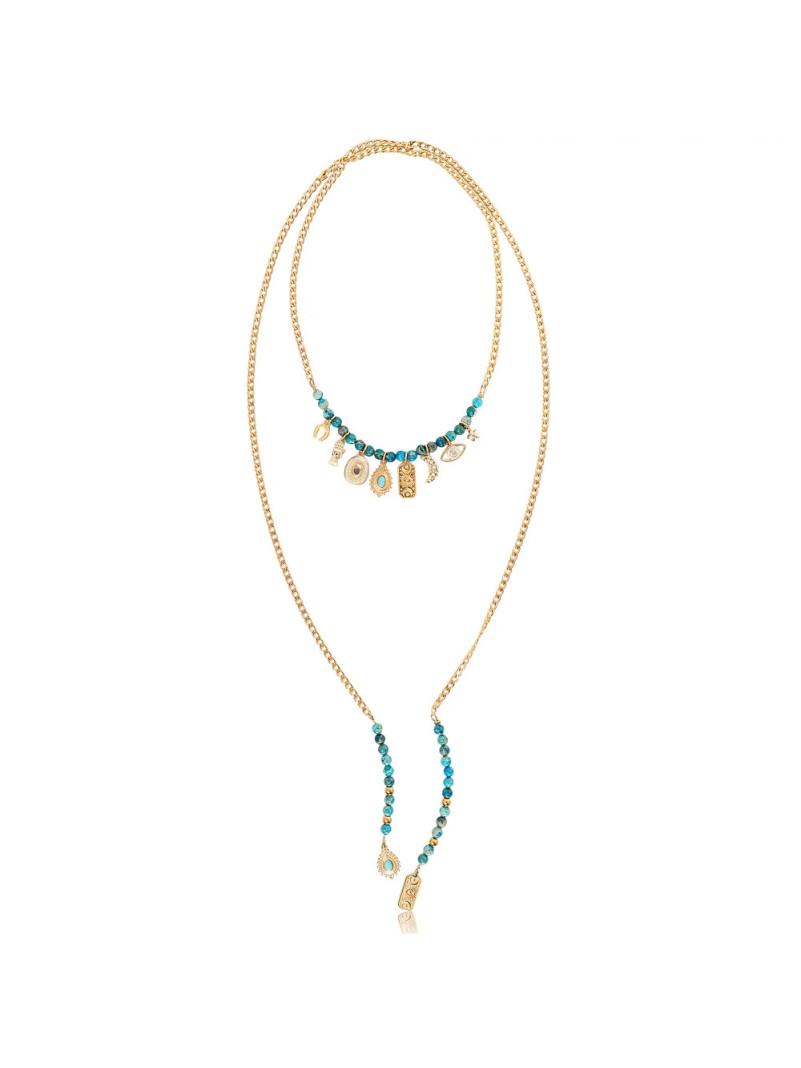 Collier Madamirma ARIZONA BLUE CRAVATE