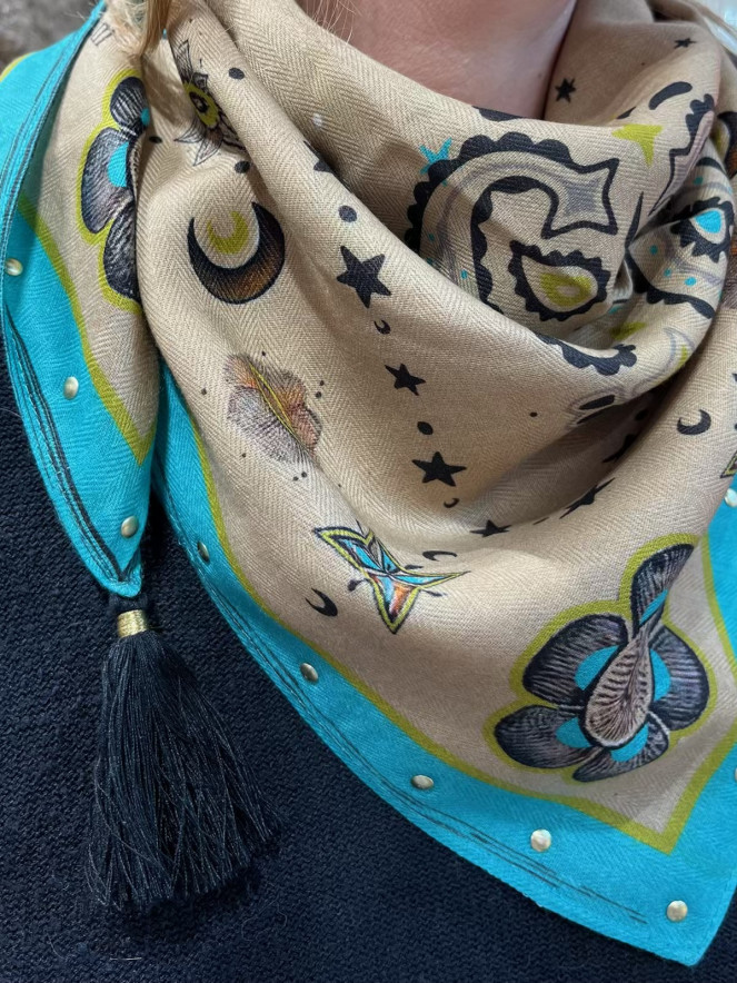 Foulard Madamirma TZIGANA LES AMES NOMADES