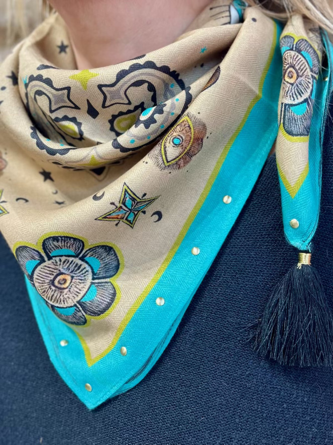 Foulard Madamirma TZIGANA LES AMES NOMADES