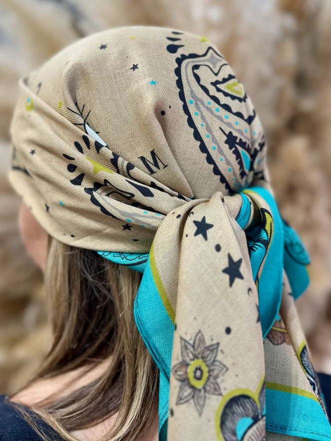 Foulard Madamirma TZIGANA LES AMES NOMADES