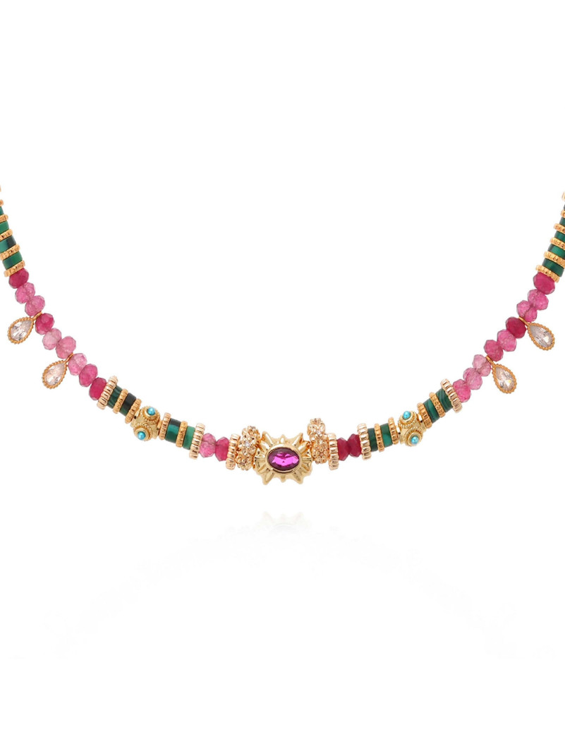 Collier Hipanema LOUKOOM ROSE