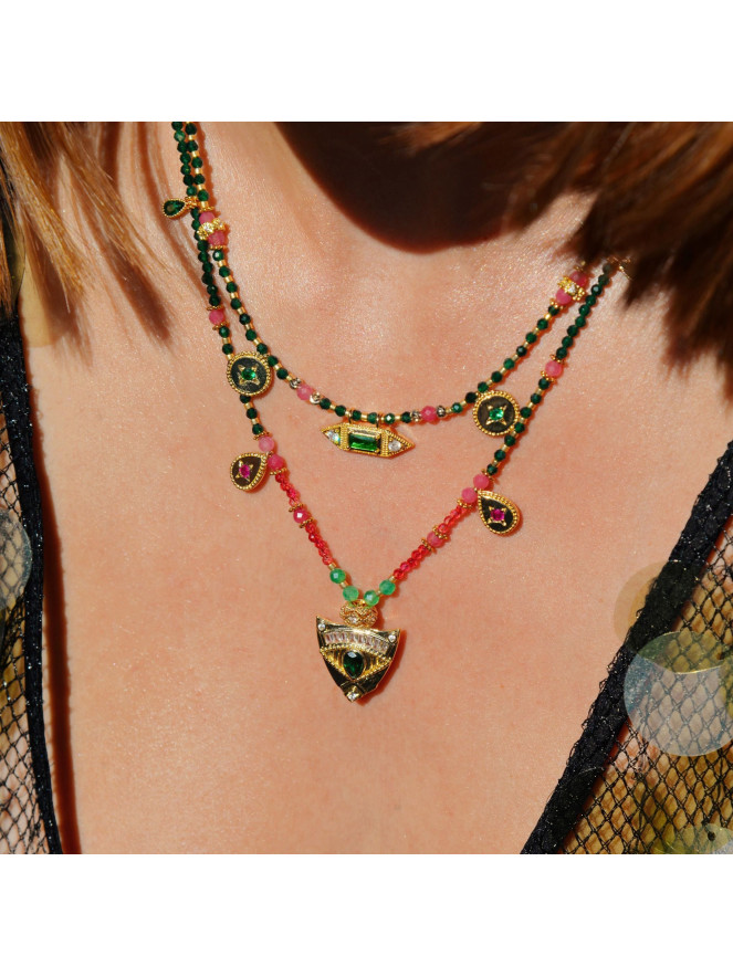 Collier Hipanema SOLITTA ROSE