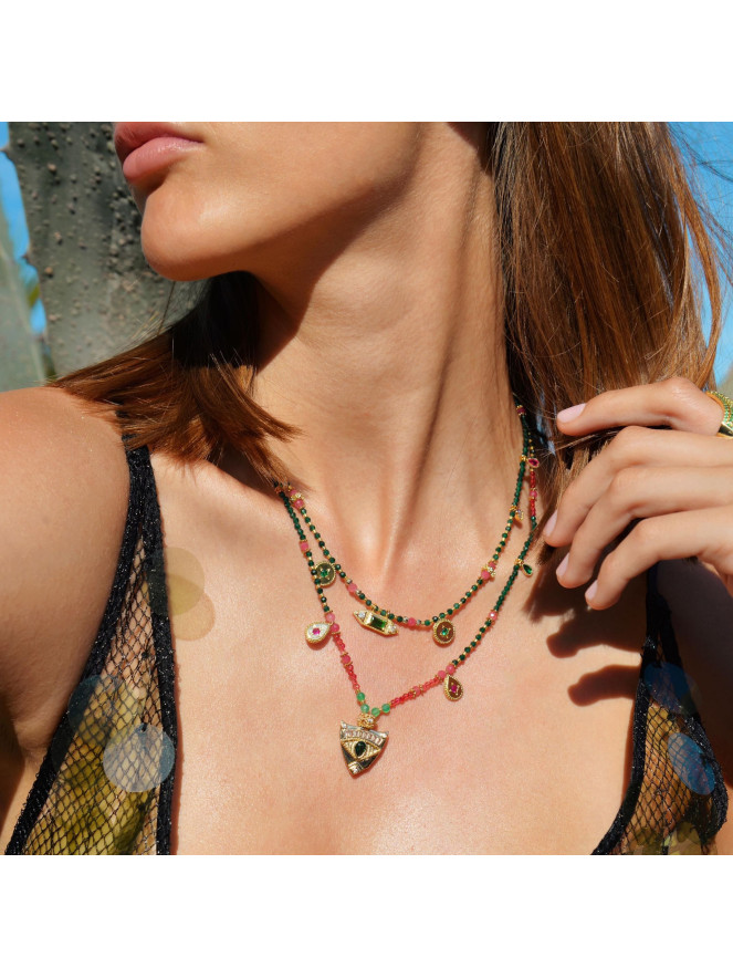 Collier Hipanema SOLITTA ROSE